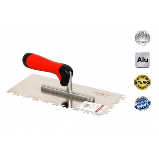Drisca FROSI, pentru adeziv, dintata  , cu maner 2K 